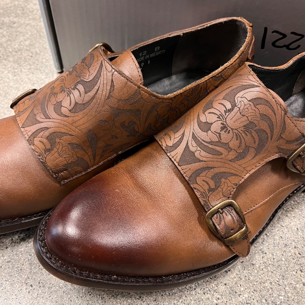 NIB Old Gringo Edwine Oxford Strap Saddle Sz 12 - Picture 11 of 12